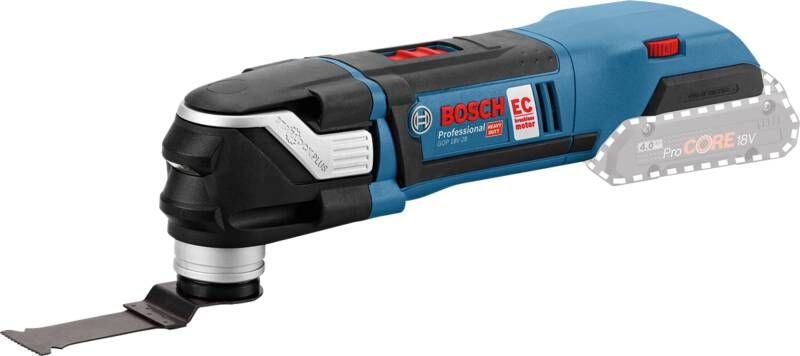 Bosch Blauw GOP 18 V-28 Professional Oscillerende multitool Body | Starlock zonder accu&apos;s en lader 06018B6002