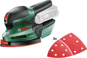 Bosch Groen PSM 18 LI accu schuurmachine | 18v Basic | zonder accu&apos;s en lader
