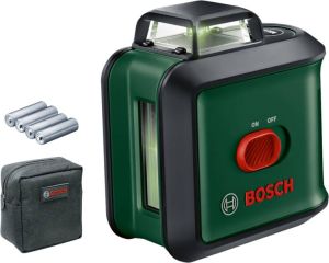 Bosch Groen UniversalLevel 360 Kruislijnlaser | 12 m | Zelfnivellerend | In etui
