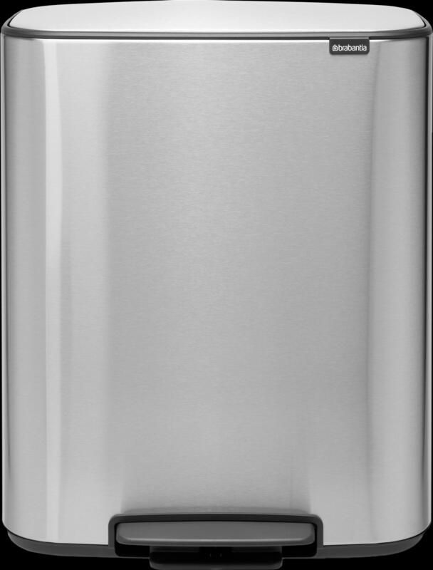 Brabantia Bo Pedal Bin 60 Liter Rvs Fingerprint Proof