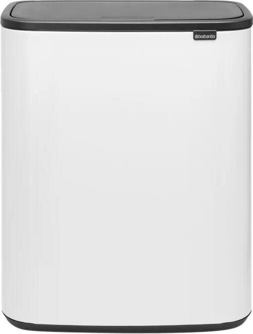 Brabantia Bo Touch Bin 2 x 30 Liter White