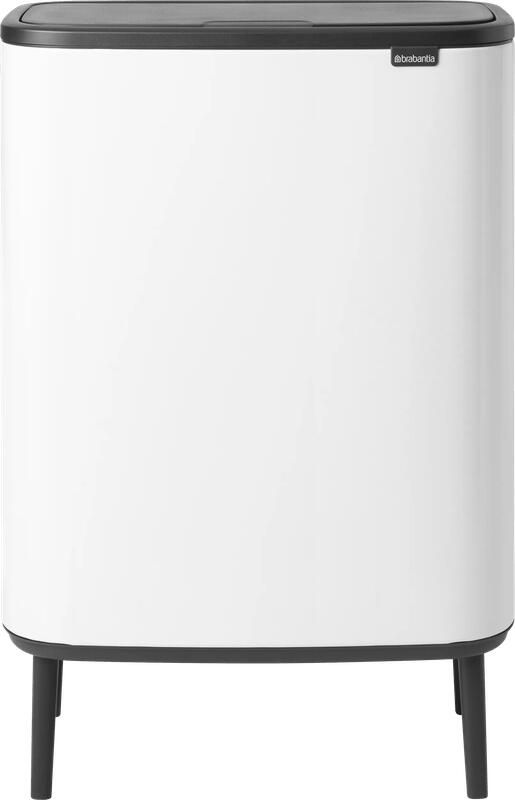Brabantia Bo Touch Bin Hi Prullenbak 2 x 30 liter White