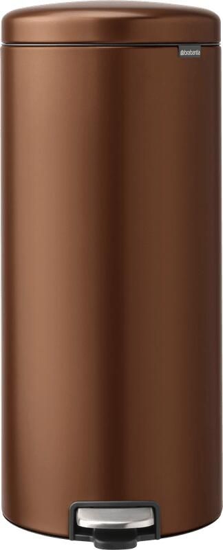 Brabantia NewIcon Pedaalemmer 30 liter Warm Bronze