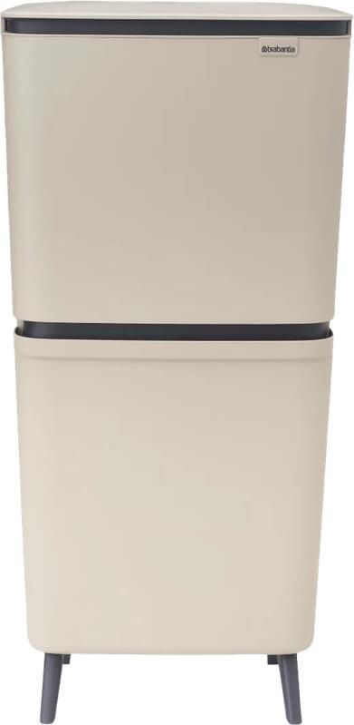 Brabantia SortUp Recycle Hi afvalemmer 25+10+10L Beige