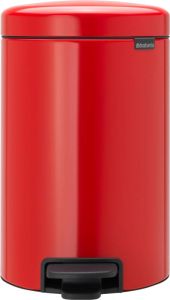 Brabantia NewIcon Pedaalemmer 12 Liter Passion Red