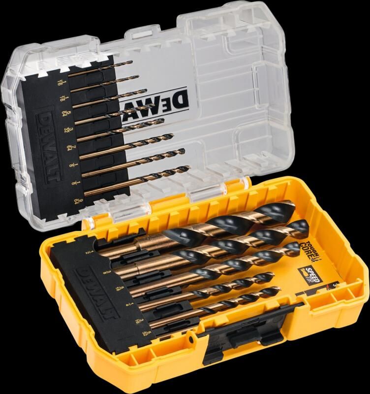 DeWalt Accessoires DT70727-QZ | Metaalborenset | Black & Gold | 1-8 mm | 14-delig | In Casette DT70727-QZ