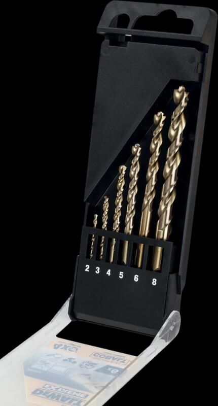 DeWalt Accessoires HSS INDUSTRIAL COBALT Metaalboor 6-delige set (2 3 4 5 6 8mm) DT4956-QZ - Foto 2
