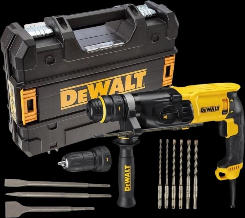 DeWalt D25134KP 26mm SDS+ Combihamer | 800w 2.8J + Boor en beitelset D25134KP-QS
