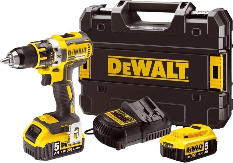 DeWalt DCD791P2 18V XR BL Schroef boormachine 5.0Ah DCD791P2-QW