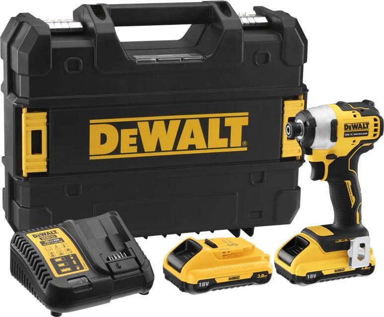 DeWalt DCF809L2T | Slagschroevendraaier | Koolborsteloos | 18V | 3.0Ah Li-Ion | in TSTAK DCF809L2T-QW