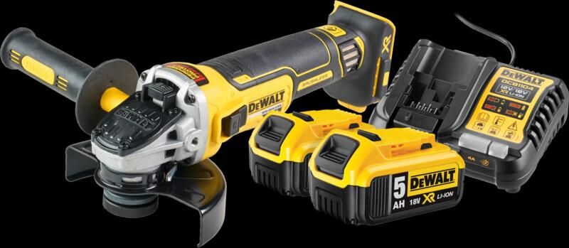 DeWalt DCG405NT-XJ 5 0 Ah Accu (2x) Starterspakket