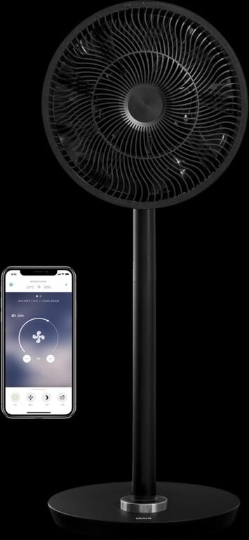 Duux Whisper Flex Smart Zwart (zonder accu)