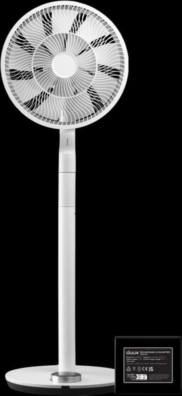 Duux Whisper Ultimate Smart Wit met accu