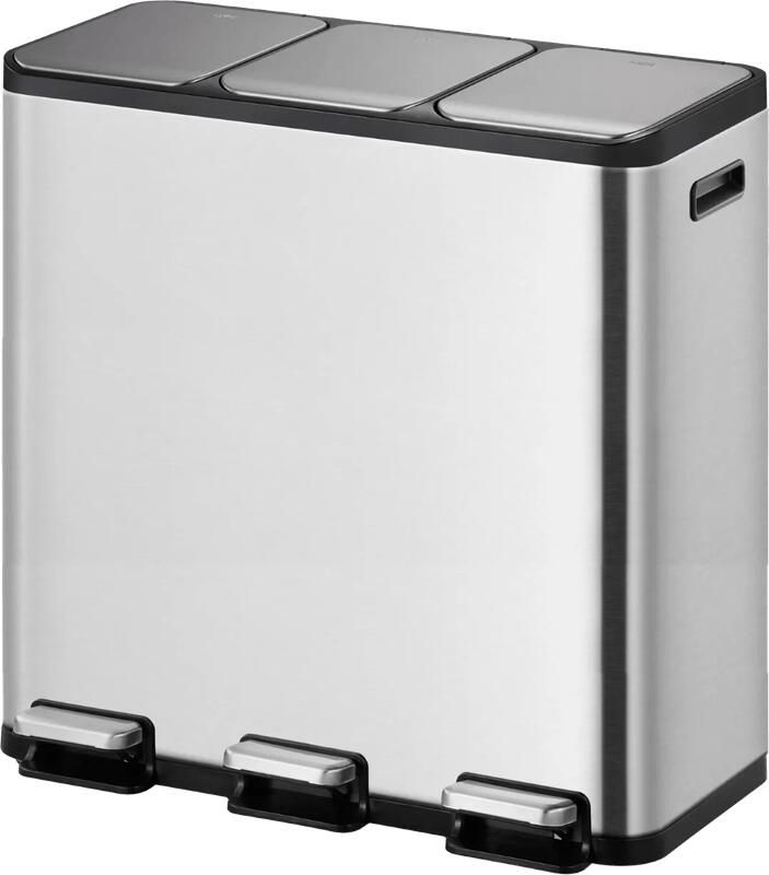Eko EcoCasa II 3 x 15 Liter Mat Rvs