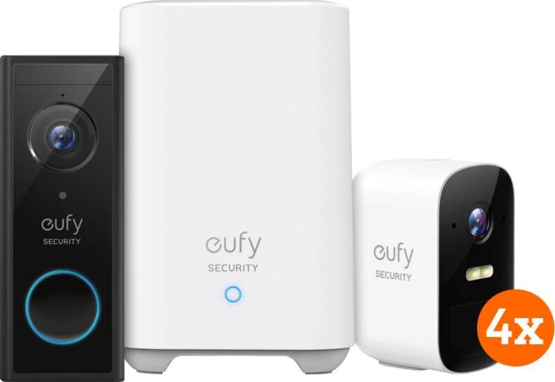 Eufy cam 2C 4-pack + Video Doorbell Battery