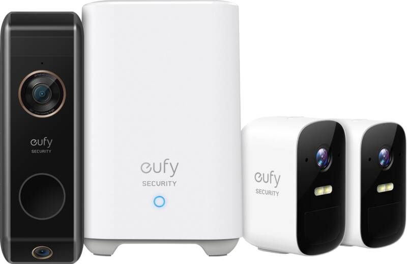 Eufy cam 2C Duo Pack + Video Doorbell Dual 2 Pro