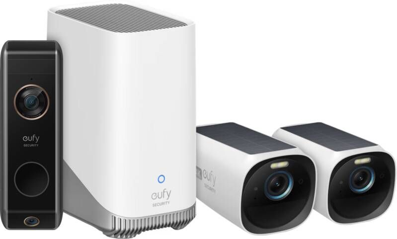 Eufy cam 3 Duo pack + Video Doorbell Dual 2 Pro