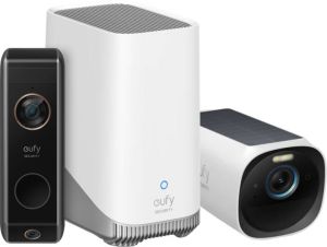 Eufy cam 3 + Homebase 3 + Video Doorbell Dual 2 Pro