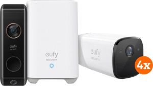 Eufy cam 4-pack + Video Doorbell Dual 2 Pro