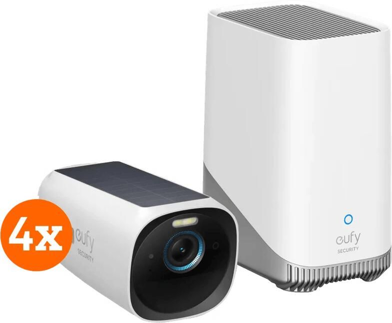 Eufy Anker Cam 3 4-Pack + HomeBase 3