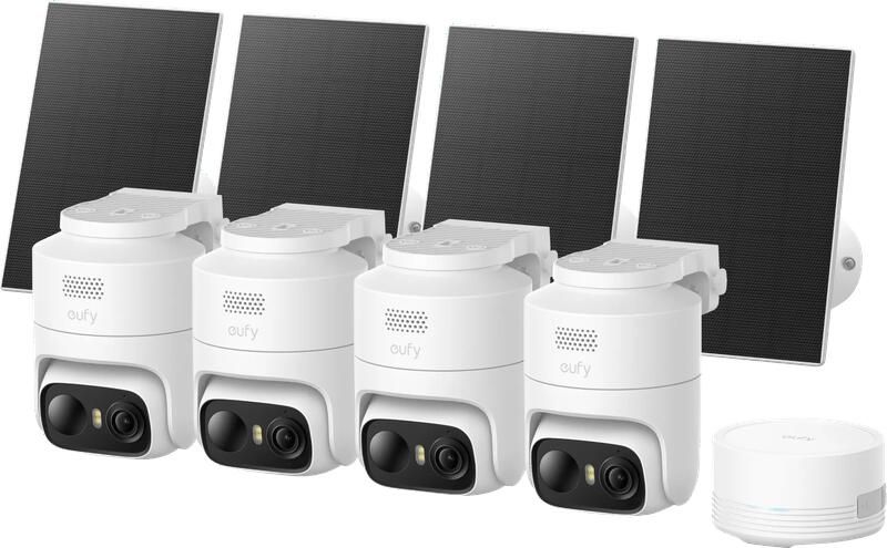 Eufy Anker Cam C37 4K 4-Pack + HomeBase Mini