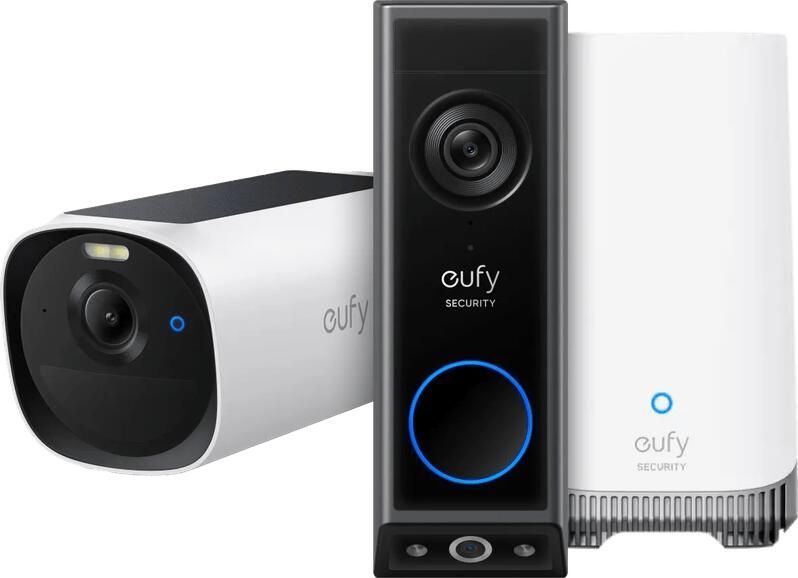 Eufy Anker Cam E40 + HomeBase 3 + Video Doorbell E340