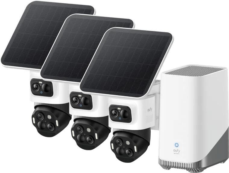 Eufy Anker Cam S4 3-Pack + HomeBase 3