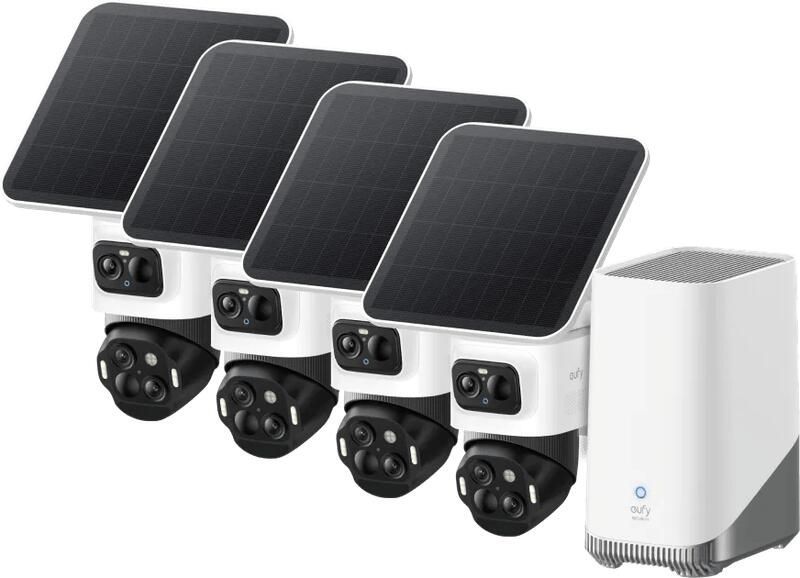 Eufy Anker Cam S4 4-Pack + HomeBase 3