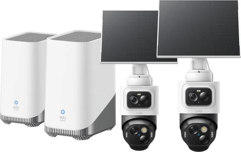 Eufy Anker Cam S4 Duo Pack + HomeBase 3 + Doorbell S4 + Mini Chime
