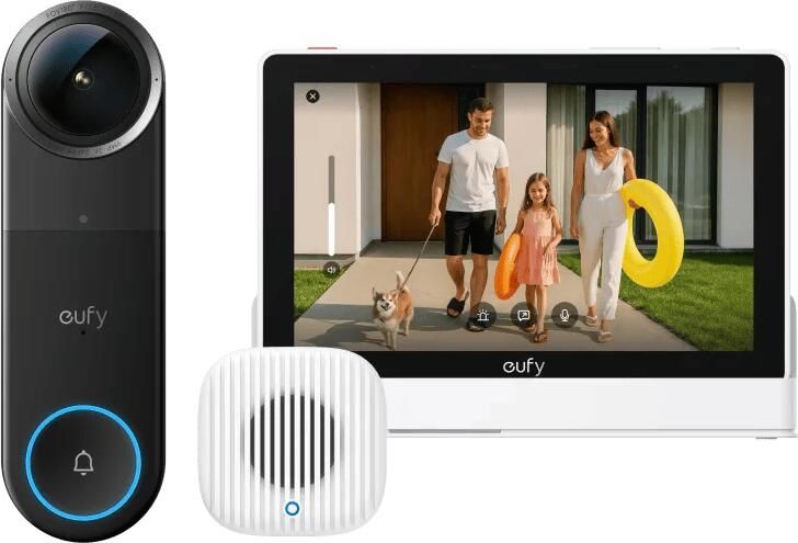 Eufy Anker Doorbell S4 + Mini Chime + Smart Display E10
