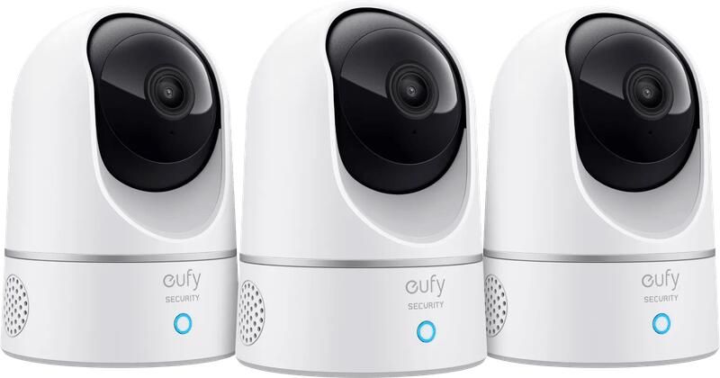 Eufy Anker Indoor Cam 2K Pan & Tilt 3-Pack
