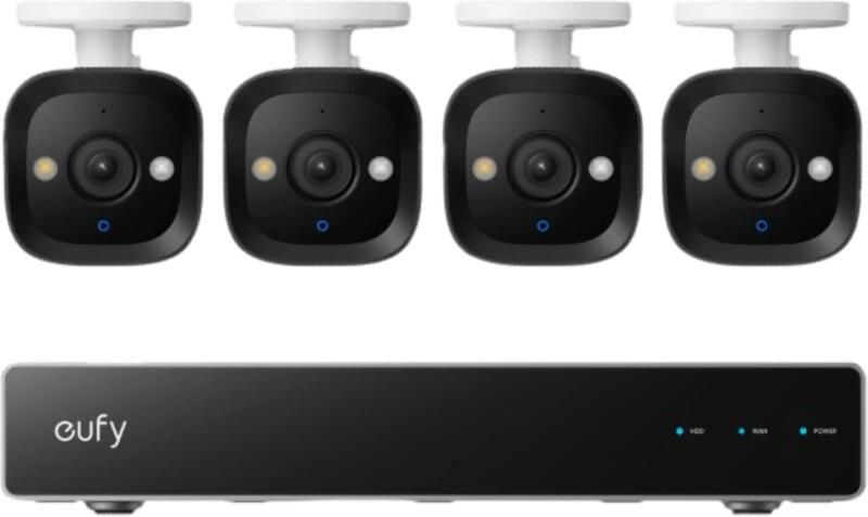 Eufy Anker PoE Security System + NVR + E40 4-Pack