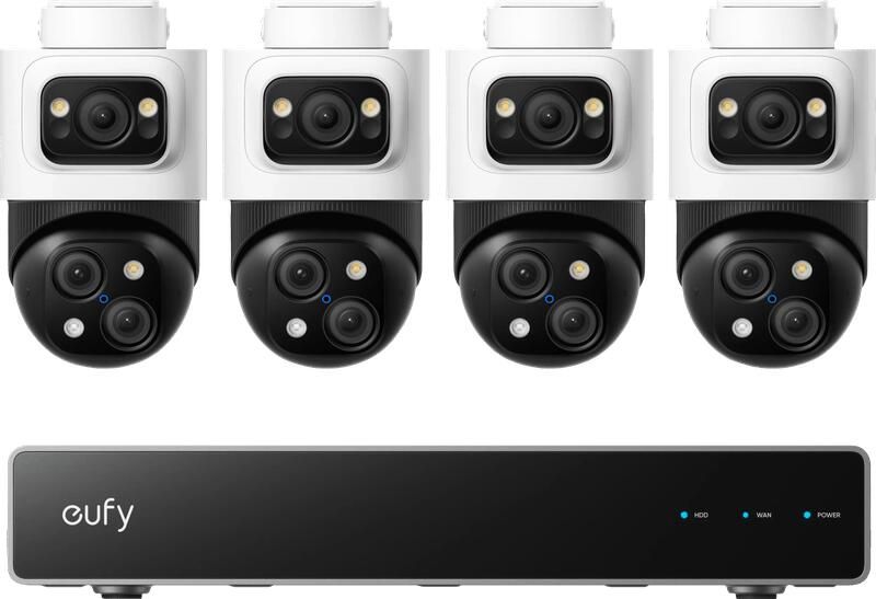 Eufy Anker PoE Security System + NVR + S4 4-Pack