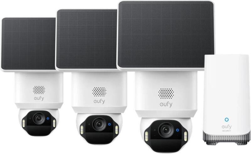 Eufy Anker SoloCam E42 3-Pack + HomeBase 3