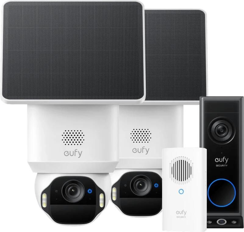 Eufy Anker SoloCam E42 Duo Pack + Video Doorbell E340 + Chime