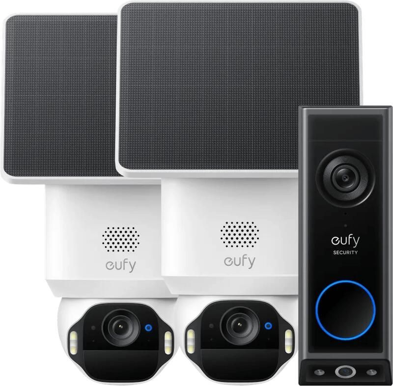 Eufy Anker SoloCam E42 Duo Pack + Video Doorbell E340