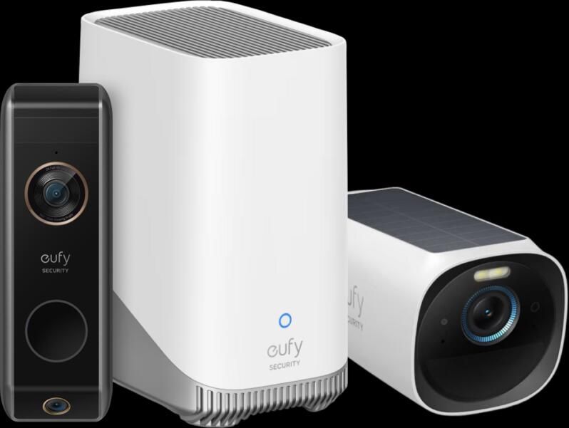 Eufy cam 3 + Homebase 3 + Video Doorbell Dual 2 Pro