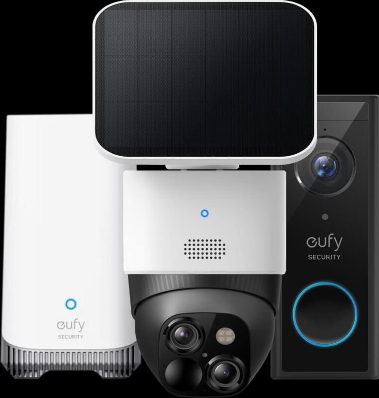 Eufy cam Solocam S340 + Video Doorbell E340 + Homebase 3