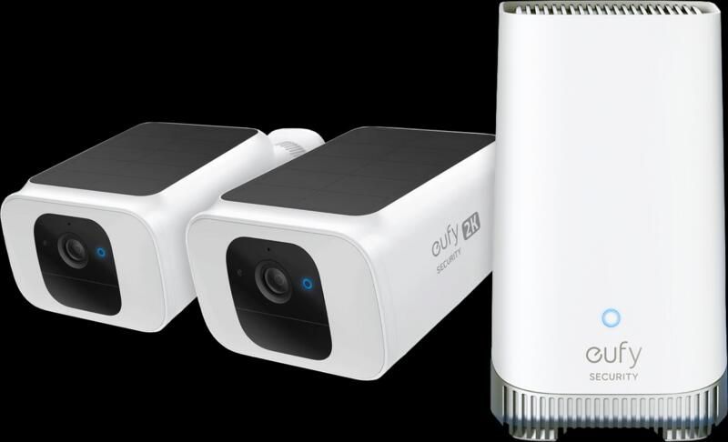 Eufy Solocam S40 Solar 2K 2-pack + Homebase 3