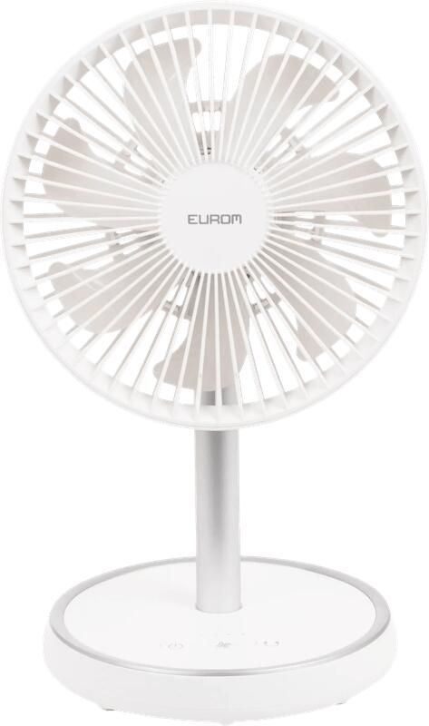 Eurom Vento Cordless Telescopic fan | 450 m³ u | 15 uur | + USB-C Kabel 384635