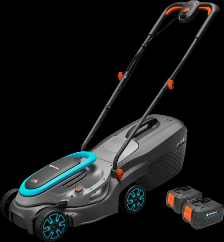 Gardena Accu grasmaaier PowerMax 32 18V P4A Set incl. 4 0 Ah Accu (2x)