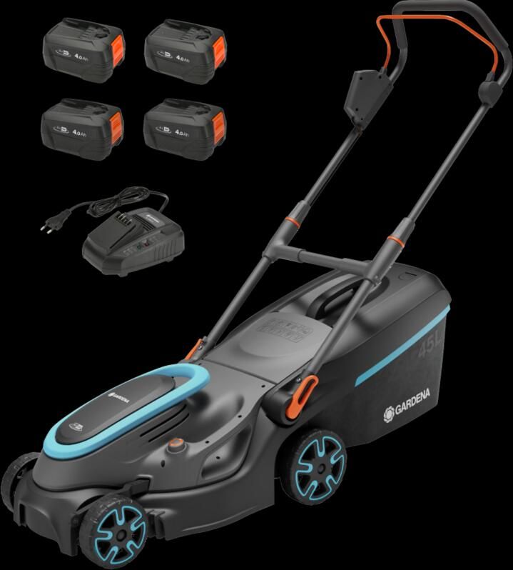 Gardena PowerMax 37 36V P4A Set incl. 4 0 Ah Accu (4x)