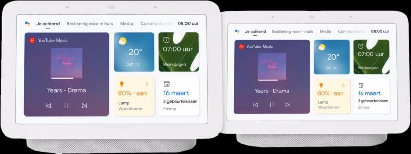 Google Nest Hub 2 Chalk 2-Pack - Foto 1