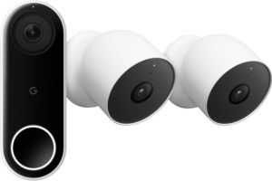 Google Nest Doorbell Wired + Cam 2-pack