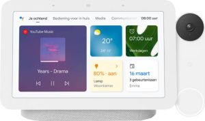 Google Nest Hub 2 Chalk + Deurbel