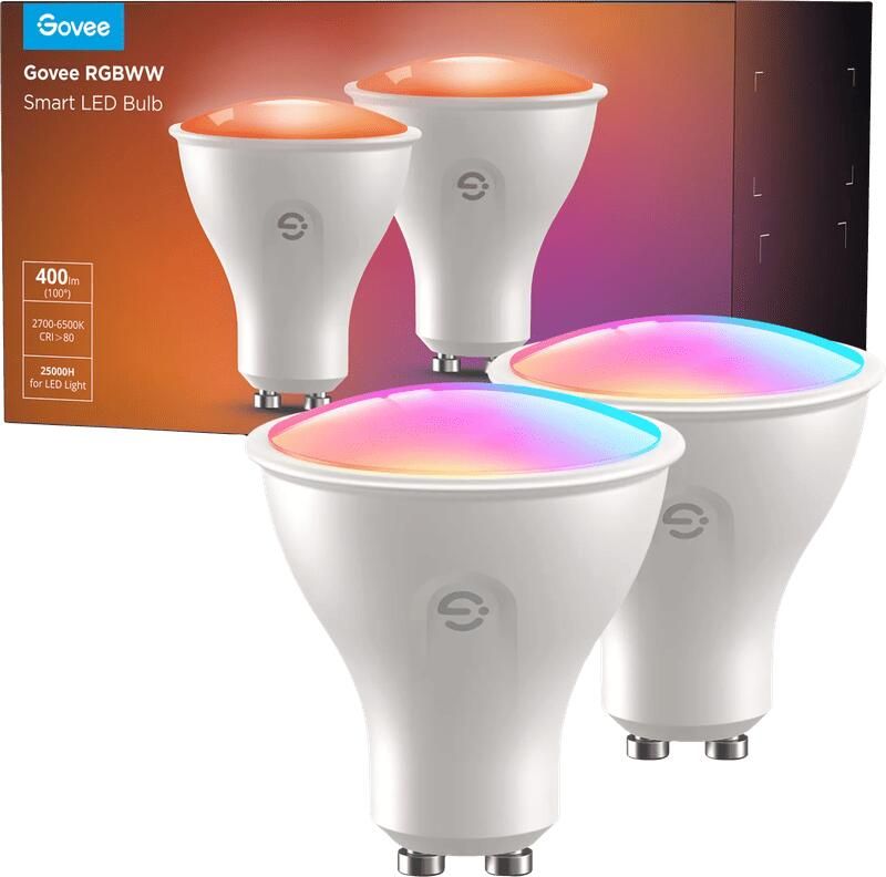 Govee Wit en Gekleurd Licht GU10 2-pack