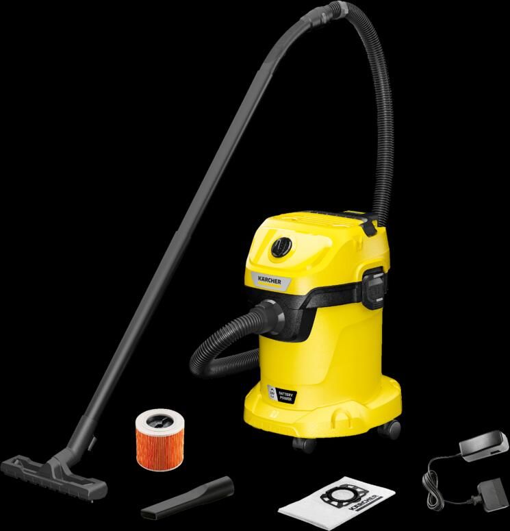 Karcher WD 3-18 Battery Set V-17 20 Accu Nat- en droogstofzuiger 1.628-551.0