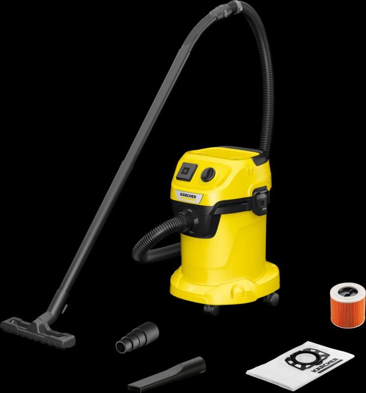 Karcher WD 3 P V-17 4 20 Nat- en droogzuiger | 1000 W | 17L 1.628-170.0 - Foto 2