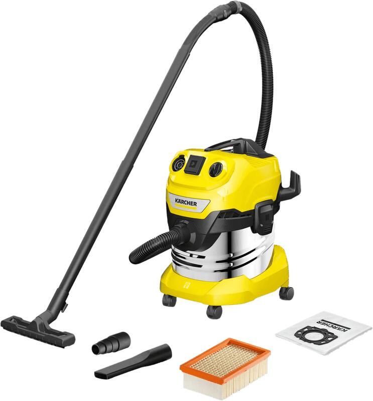 Karcher WD 4 P S V-20 5 22 Nat- en droogstofzuiger 1.628-290.0