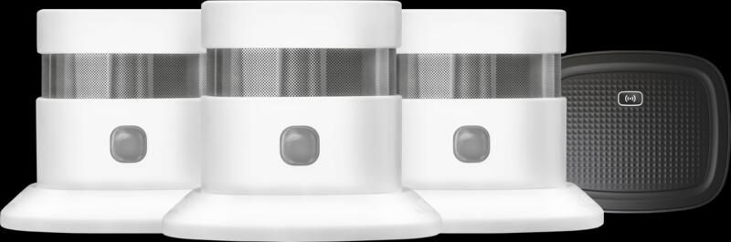 Klikaanklikuit Rookmelder ZSDR-850 (3 jaar) 3-Pack + Smart Bridge